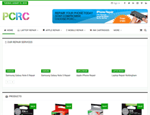 Tablet Screenshot of pcrc.co.uk